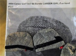 CAREER GIRL 954 HATS SKIRT WRITE
